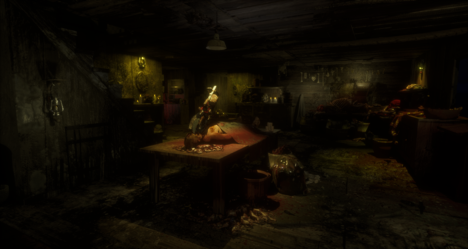 Surveillance still of an exterior location